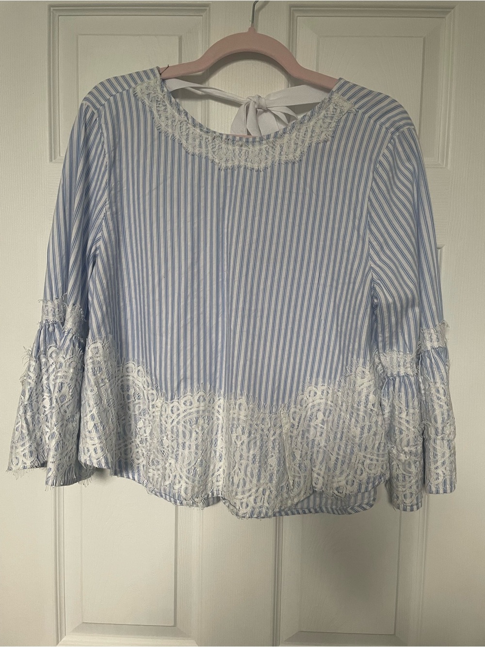 Zara Striped Poplin Shirt - Picture 3 of 8